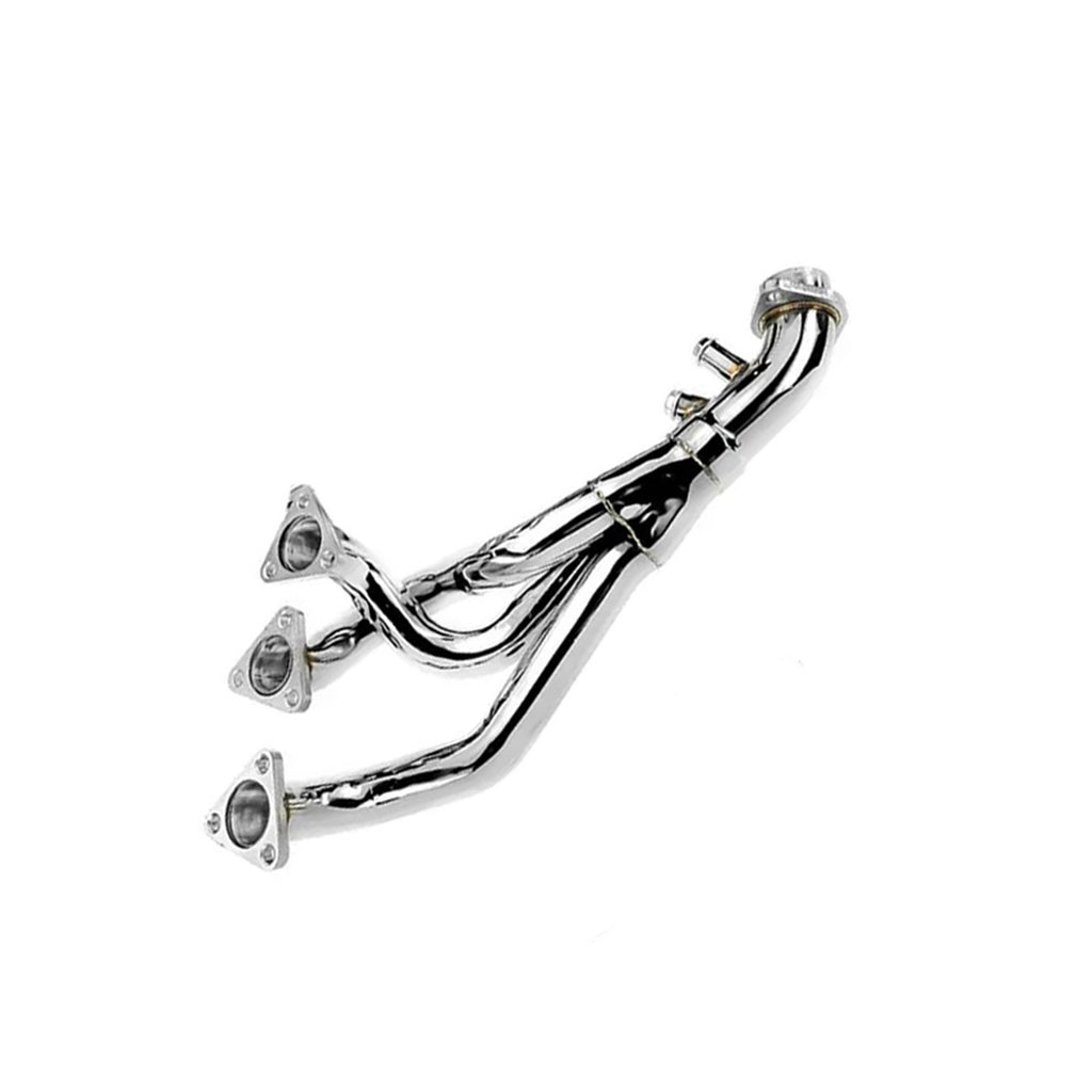 Twisted Steel Long Tube Exhaust Manifold For 01- 05 Compatible With BMW E46 M3 3.2L - Auto Modify