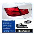 For 2011-2017 BMW 5 Series F10 Taillight Assembly F18 Modified New LED Running Light Turn Signal