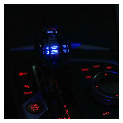 Crystal Gear Shift Knob Lever Headle Compatible With BMW 1 2 3 4 8 Series G20 G22 G29 G05 G06 G07 G08 IX3 X3 X5 X6 X7 Z4 Sync Ambient Light