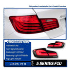 For 2011-2017 BMW 5 Series F10 Taillight Assembly F18 Modified New LED Running Light Turn Signal