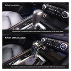 7-Color LED Crystal Gear Shift Knob for Mazda CX-5 CX-30 CX-8 CX-3 | Touch Activated Illuminated Shifter | Fits Mazda 3 6 Skyactiv | Kodo Design Upgrade