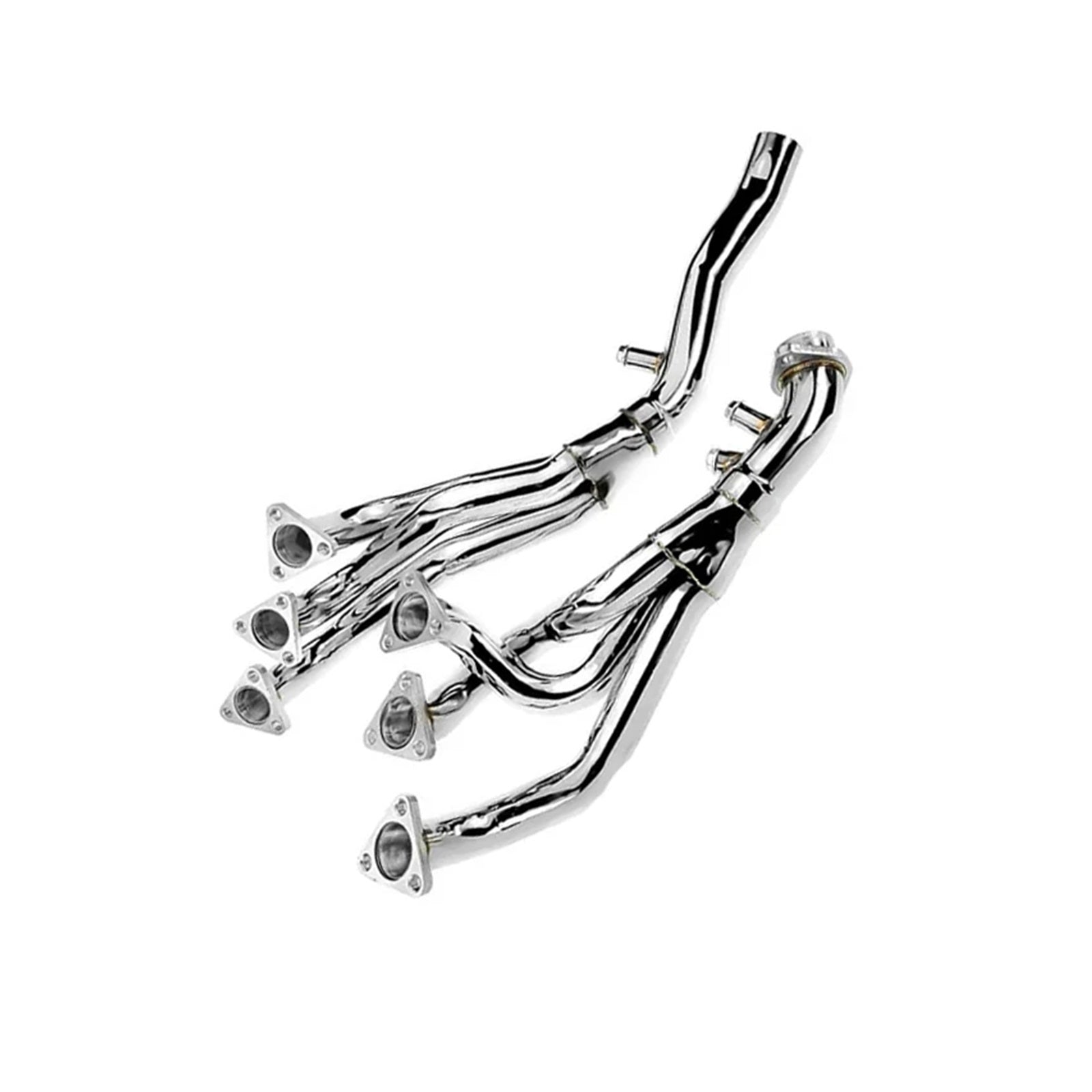 Twisted Steel Long Tube Exhaust Manifold For 01- 05 Compatible With BMW E46 M3 3.2L - Auto Modify