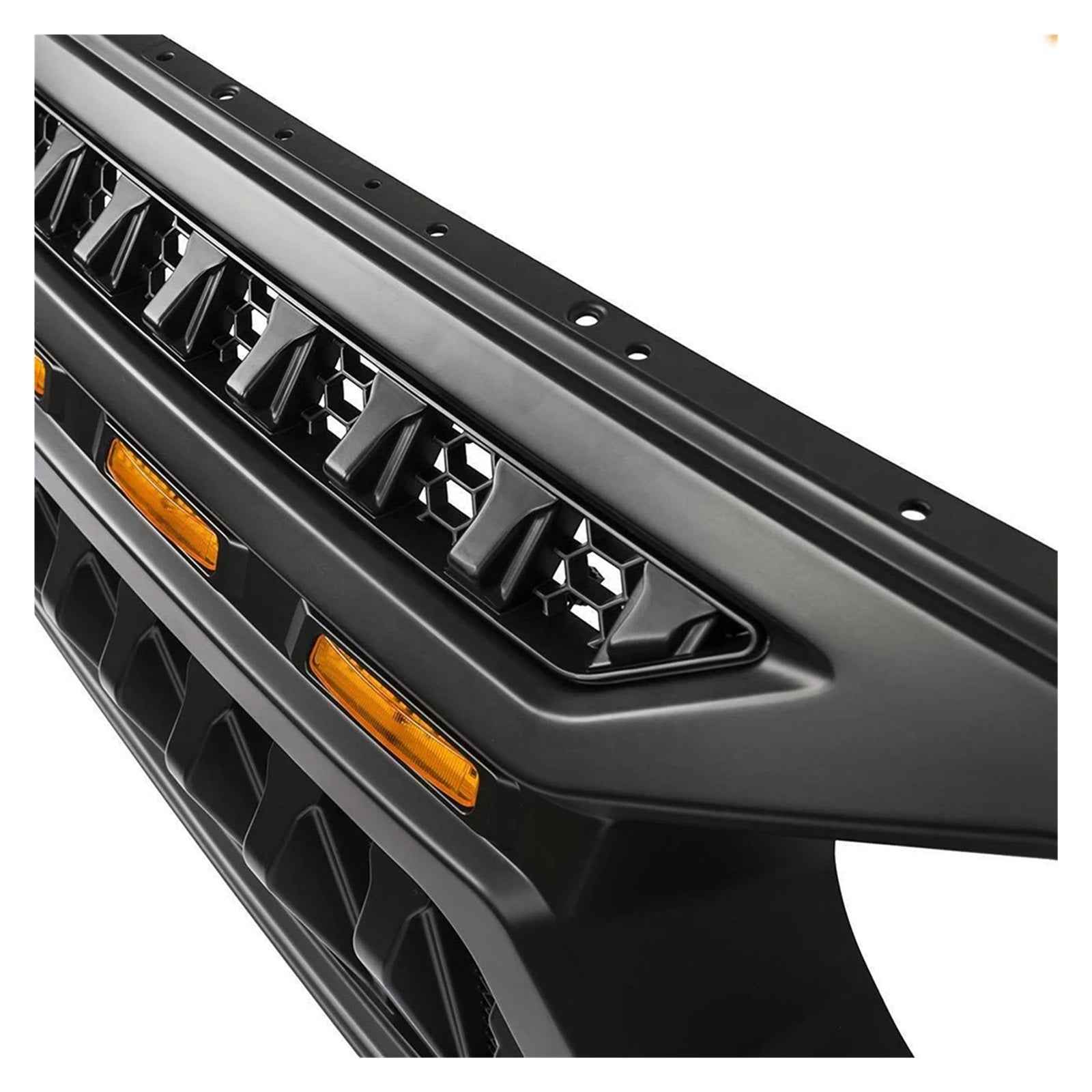 Compatible With Jeep Compatible With Wrangler JL Compatible With Gladiator JT 2018-2023 Accessories Offroad Bumper Grille With Light Front Grille Mesh Grill Racing Grills