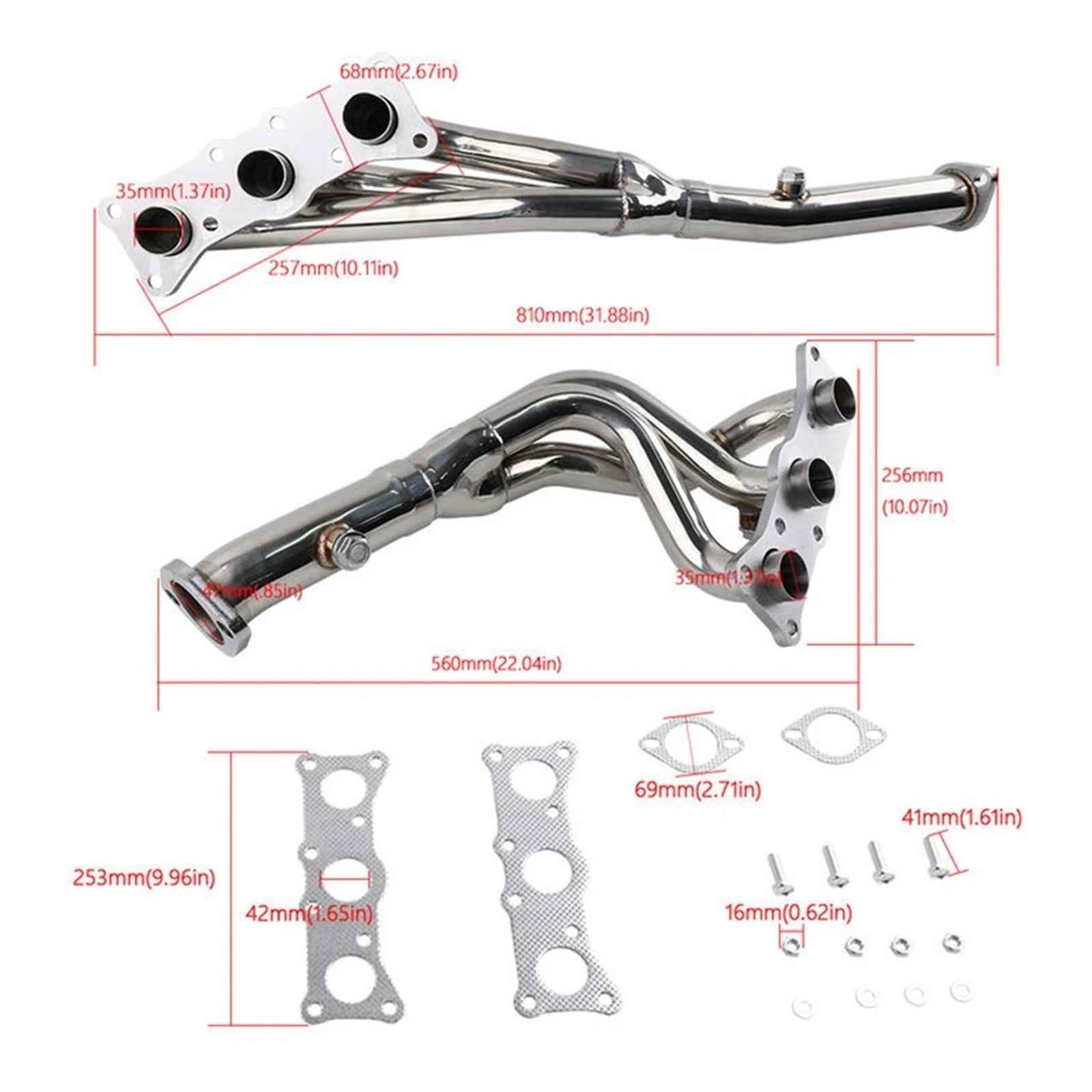 Exhaust Manifold Header Stainless Manifold Header For  N52 N53 Engine E90/E91/E92/E93, E81,E82,E87, E88, E84(X1), E70(X5)