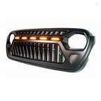 Compatible With Jeep Compatible With Wrangler JL Compatible With Gladiator JT 2018-2023 Accessories Offroad Bumper Grille With Light Front Grille Mesh Grill Racing Grills