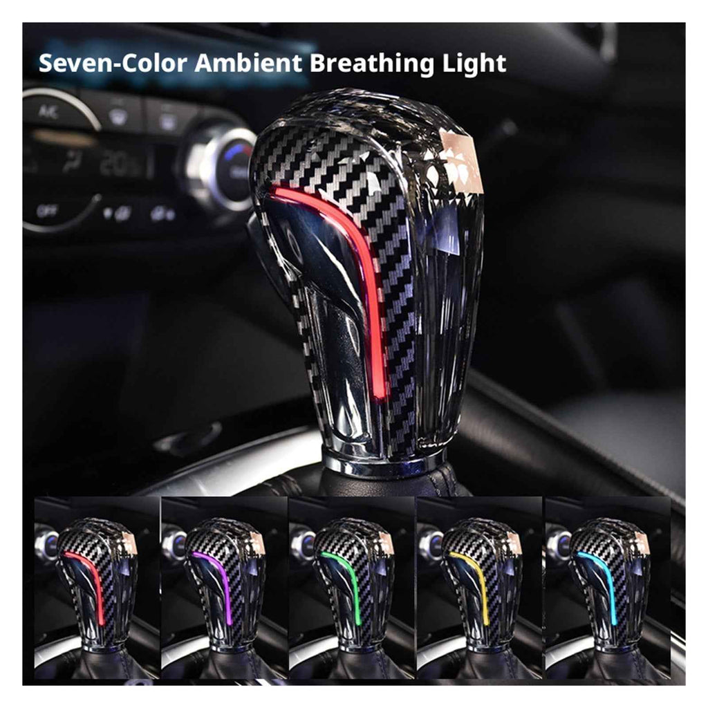 7-Color LED Crystal Gear Shift Knob for Mazda CX-5 CX-30 CX-8 CX-3 | Touch Activated Illuminated Shifter | Fits Mazda 3 6 Skyactiv | Kodo Design Upgrade
