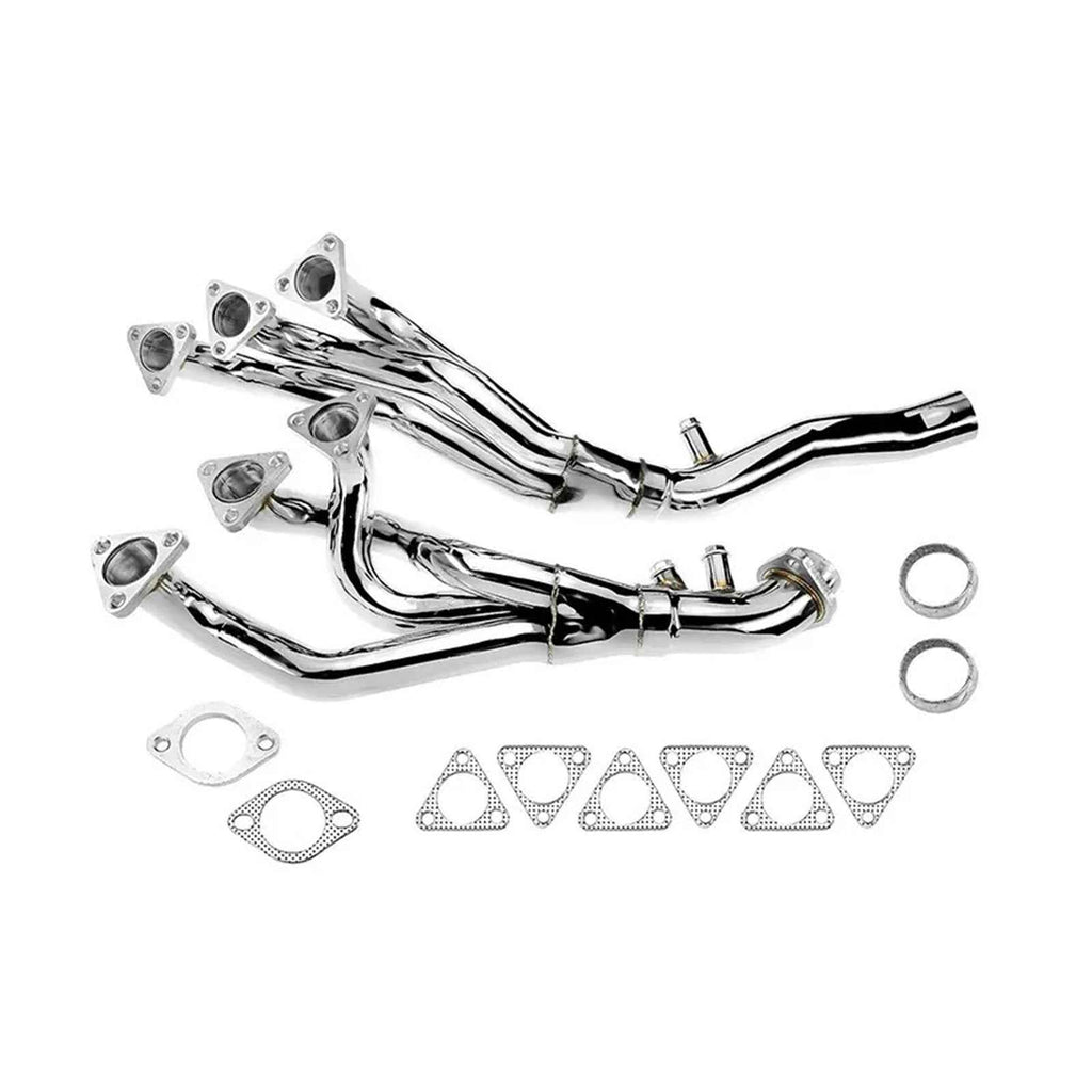 Twisted Steel Long Tube Exhaust Manifold For 01- 05 Compatible With BMW E46 M3 3.2L