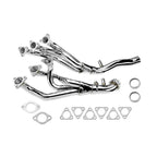Twisted Steel Long Tube Exhaust Manifold For 01- 05 Compatible With BMW E46 M3 3.2L